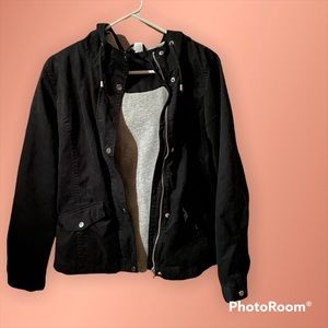 Black utility jacket